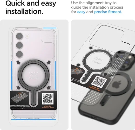 Spigen OneTap Magnetische Ring voor MagSafe Carbon afbeelding 3