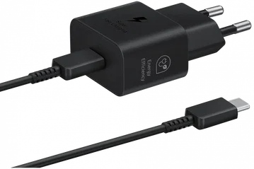 Originele Samsung 25W Efficiency Adapter met USB-C Kabel 1 Meter Zwart