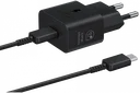 Originele Samsung 25W Efficiency Adapter met USB-C Kabel 1 Meter Zwart