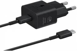 Originele Samsung 25W Efficiency Adapter met USB-C Kabel 1 Meter Zwart afbeelding