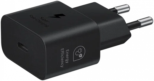 Originele Samsung 25W Efficiency Adapter met USB-C Kabel 1 Meter Zwart afbeelding 2