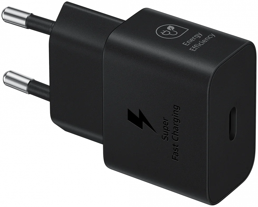Originele Samsung 25W Efficiency Adapter met USB-C Kabel 1 Meter Zwart afbeelding 3