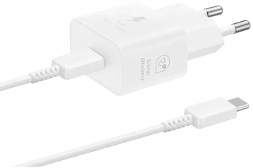 Originele Samsung 25W Efficiency Adapter met USB-C Kabel 1 Meter Wit