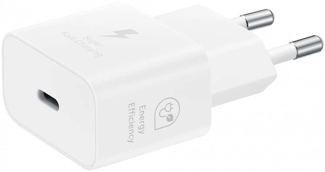 Originele Samsung 25W Efficiency Adapter met USB-C Kabel 1 Meter Wit afbeelding 2