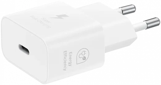 Originele Samsung 25W Efficiency Adapter met USB-C Kabel 1 Meter Wit afbeelding 2