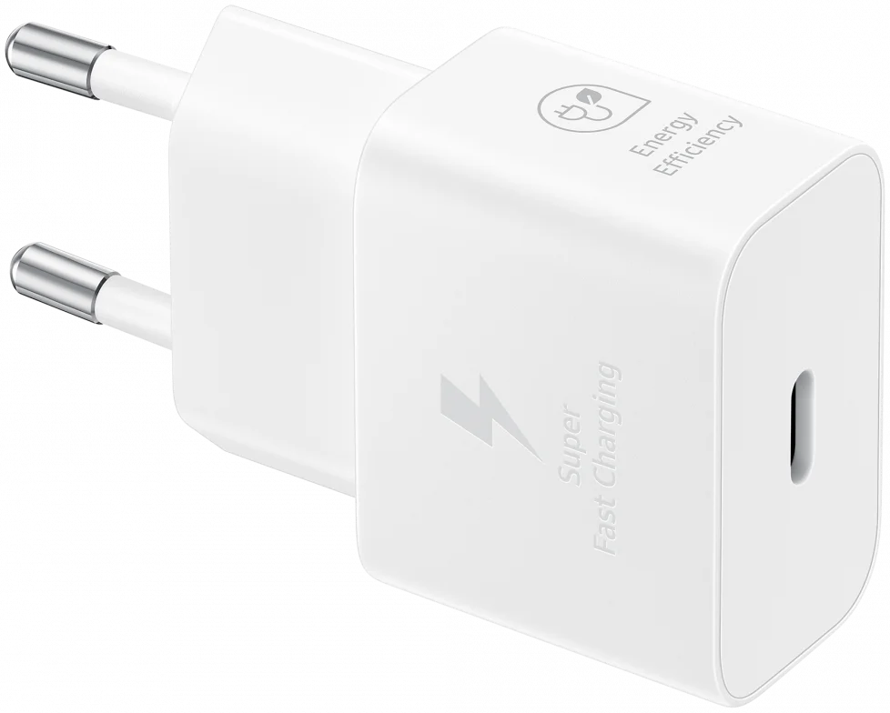 Originele Samsung 25W Efficiency Adapter met USB-C Kabel 1 Meter Wit afbeelding 3