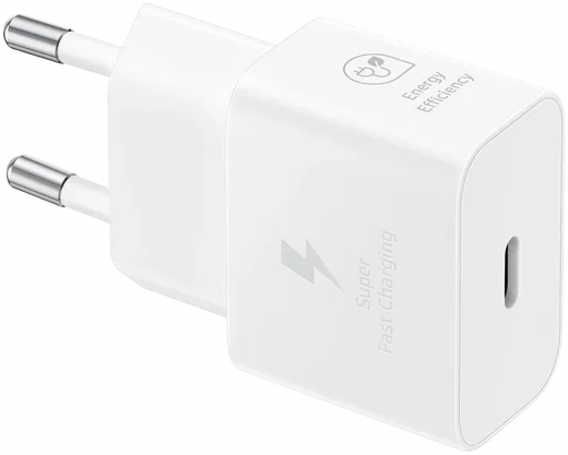 Originele Samsung 25W Efficiency Adapter met USB-C Kabel 1 Meter Wit afbeelding 3