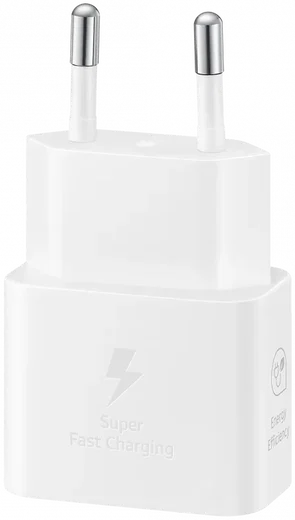 Originele Samsung 25W Efficiency Adapter met USB-C Kabel 1 Meter Wit afbeelding 4