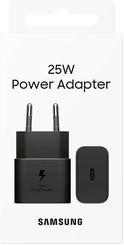 Originele Samsung 25W Energy Efficiency USB-C Power Adapter Zwart afbeelding 6