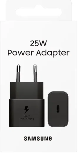 Originele Samsung 25W Energy Efficiency USB-C Power Adapter Zwart afbeelding 6