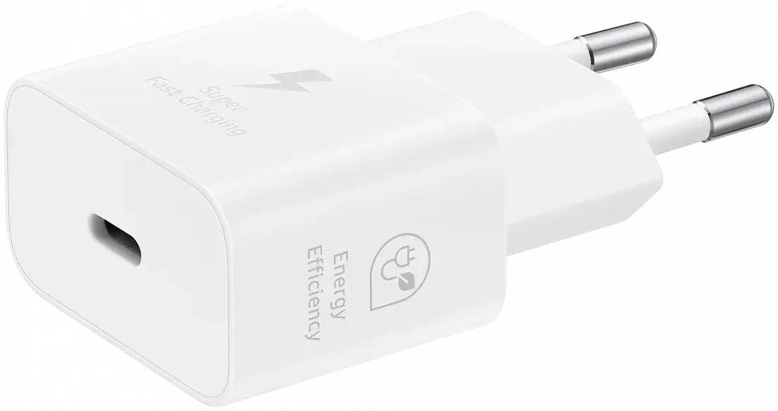 Originele Samsung 25W Energy Efficiency USB-C Power Adapter Wit afbeelding 1