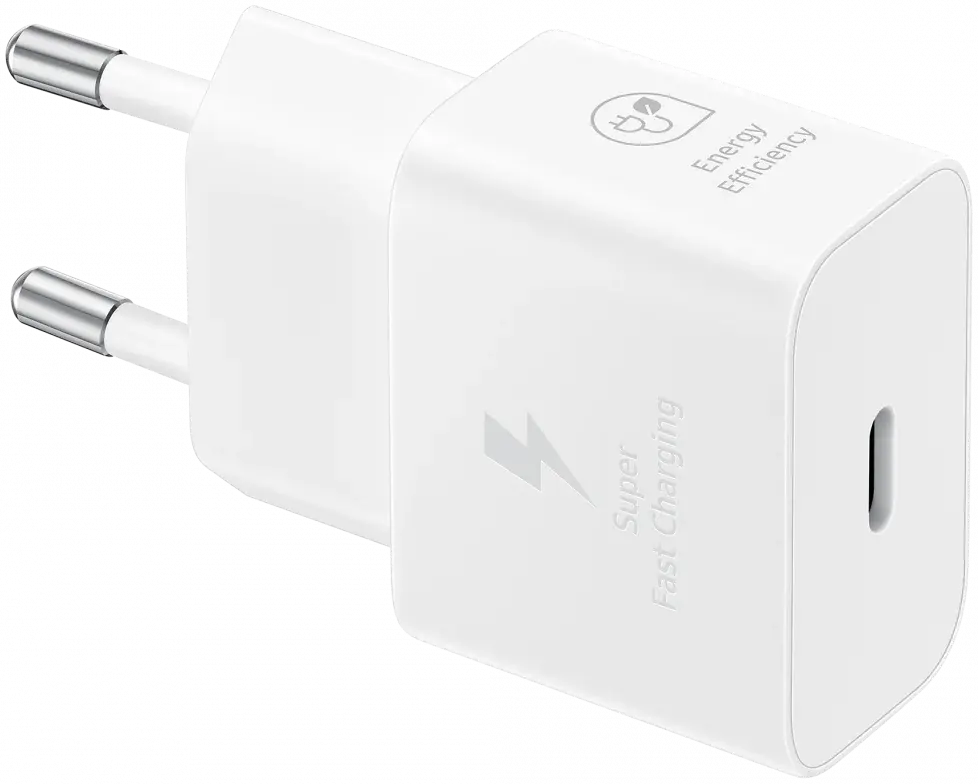 Originele Samsung 25W Energy Efficiency USB-C Power Adapter Wit afbeelding 2