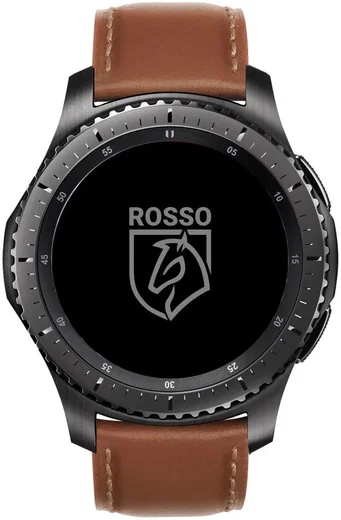Rosso Deluxe Universeel Smartwatch/Horloge Bandje 18MM Echt Leer Bruin afbeelding 2