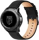 Rosso Deluxe Universeel Smartwatch/Horloge Bandje 18MM Echt Leer Zwart afbeelding 1