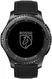Rosso Deluxe Universeel Smartwatch/Horloge Bandje 18MM Echt Leer Zwart afbeelding 2