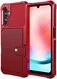 Samsung Galaxy A25 3 in 1 Back Cover Portemonnee Hoesje Rood afbeelding 2