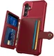 Samsung Galaxy A25 3 in 1 Back Cover Portemonnee Hoesje Rood afbeelding 3