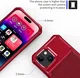 Apple iPhone 15 3 in 1 Back Cover Portemonnee Hoesje Rood afbeelding 9