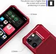 Apple iPhone 15 Pro 3 in 1 Back Cover Portemonnee Hoesje Rood afbeelding 10