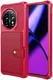 OnePlus 11 3 in 1 Back Cover Portemonnee Hoesje Rood afbeelding 3