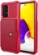 Samsung Galaxy A52 / A52S 3 in 1 Back Cover Portemonnee Hoesje Rood afbeelding 2