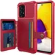 Samsung Galaxy A53 3 in 1 Back Cover Portemonnee Hoesje Rood
