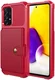 Samsung Galaxy A53 3 in 1 Back Cover Portemonnee Hoesje Rood afbeelding 2