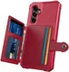 Samsung Galaxy A54 3 in 1 Back Cover Portemonnee Hoesje Rood afbeelding 2