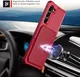 Samsung S23 Plus 3 in 1 Back Cover Portemonnee Hoesje Rood afbeelding 5
