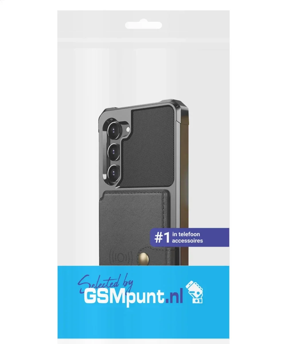 Samsung S23 Plus 3 in 1 Back Cover Portemonnee Hoesje Rood afbeelding 8
