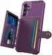Samsung Galaxy A25 3 in 1 Back Cover Portemonnee Hoesje Paars afbeelding 3