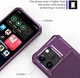 Apple iPhone 15 Pro 3 in 1 Back Cover Portemonnee Hoesje Paars afbeelding 10