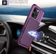Apple iPhone 15 Pro Max 3 in 1 Back Cover Portemonnee Hoesje Paars afbeelding 6