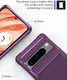 Google Pixel 8 Pro 3 in 1 Back Cover Portemonnee Hoesje Paars afbeelding 8