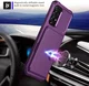 Samsung Galaxy A52 / A52S 3 in 1 Back Cover Portemonnee Hoesje Paars afbeelding 5