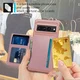 Google Pixel 7 Pro 3 in 1 Back Cover Portemonnee Hoesje Roze afbeelding 8