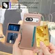 Google Pixel 8 Pro 3 in 1 Back Cover Portemonnee Hoesje Roze afbeelding 5