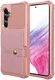 Samsung Galaxy A34 3 in 1 Back Cover Portemonnee Hoesje Roze afbeelding 2