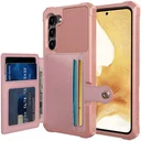 Samsung Galaxy S23 3 in 1 Back Cover Portemonnee Hoesje Roze