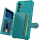 Samsung Galaxy A25 3 in 1 Back Cover Portemonnee Hoesje Groen afbeelding 3