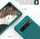 Google Pixel 7 Pro 3 in 1 Back Cover Portemonnee Hoesje Groen afbeelding 9