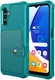 Samsung Galaxy A14 3 in 1 Back Cover Portemonnee Hoesje Groen afbeelding 3