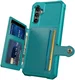 Samsung Galaxy A14 3 in 1 Back Cover Portemonnee Hoesje Groen afbeelding 2