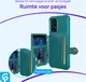 Samsung Galaxy A52 / A52S 3 in 1 Back Cover Portemonnee Hoesje Groen afbeelding 3