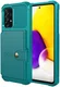 Samsung Galaxy A52 / A52S 3 in 1 Back Cover Portemonnee Hoesje Groen afbeelding 9