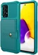 Samsung Galaxy A53 3 in 1 Back Cover Portemonnee Hoesje Groen afbeelding 2