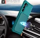 Samsung Galaxy S23 3 in 1 Back Cover Portemonnee Hoesje Groen afbeelding 7