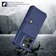 Apple iPhone 15 Pro 3 in 1 Back Cover Portemonnee Hoesje Donkerblauw afbeelding 6