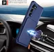 Samsung S23 Plus 3 in 1 Back Cover Portemonnee Hoesje Donkerblauw afbeelding 5