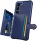 Samsung S23 Plus 3 in 1 Back Cover Portemonnee Hoesje Donkerblauw afbeelding 3